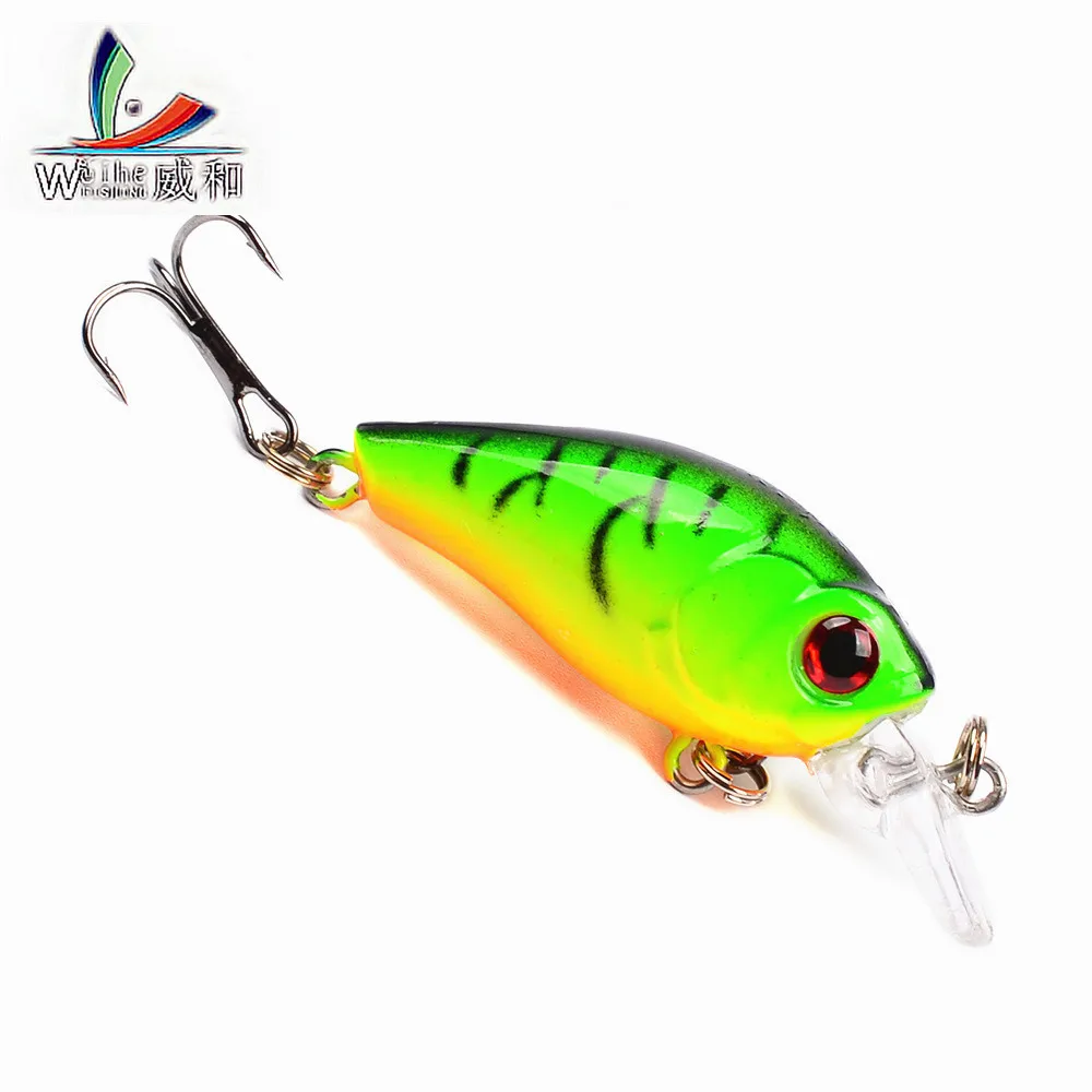 1PCS 4.5CM Classic Road Fishing Bait Small Fat Plastic Hard 3.55G Asian Bionic Sub-rock | Спорт и развлечения