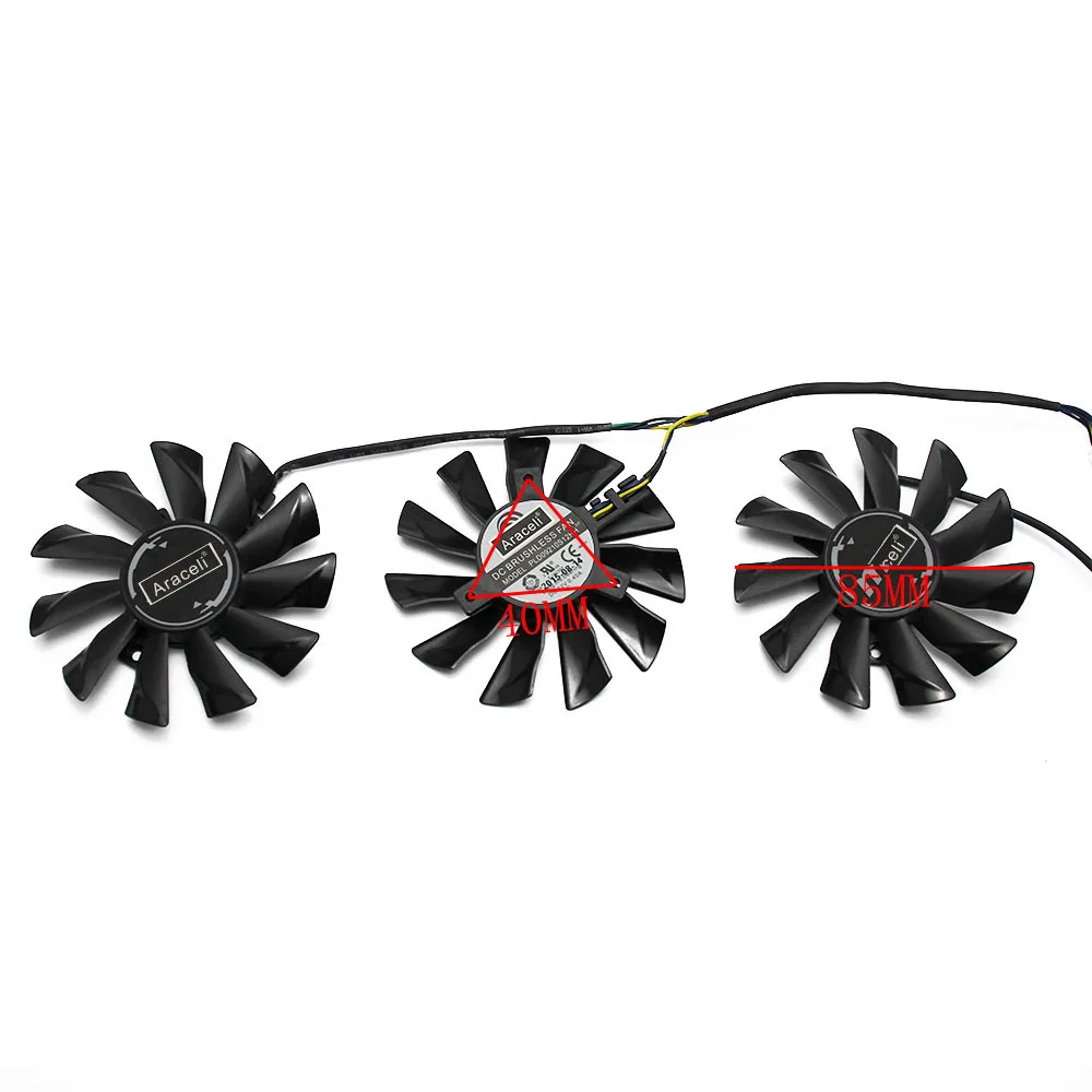 3 шт./лот PLD09210S12HH Вентилятор охлаждения заменить для MSI GeForce GTX 1070 1060 1080 1080Ti 980Ti Duke видео кулер для видеокарты вентиляторы