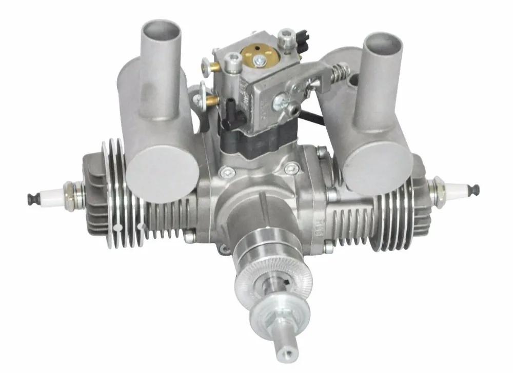 Двухцилиндровый бензиновый/бензиновый двигатель RCGF 30cc с