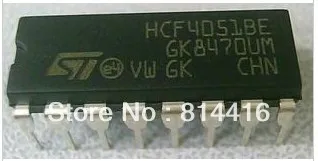 HCF4051BE ST IC mux/демультиплексора 8x1 16DIP