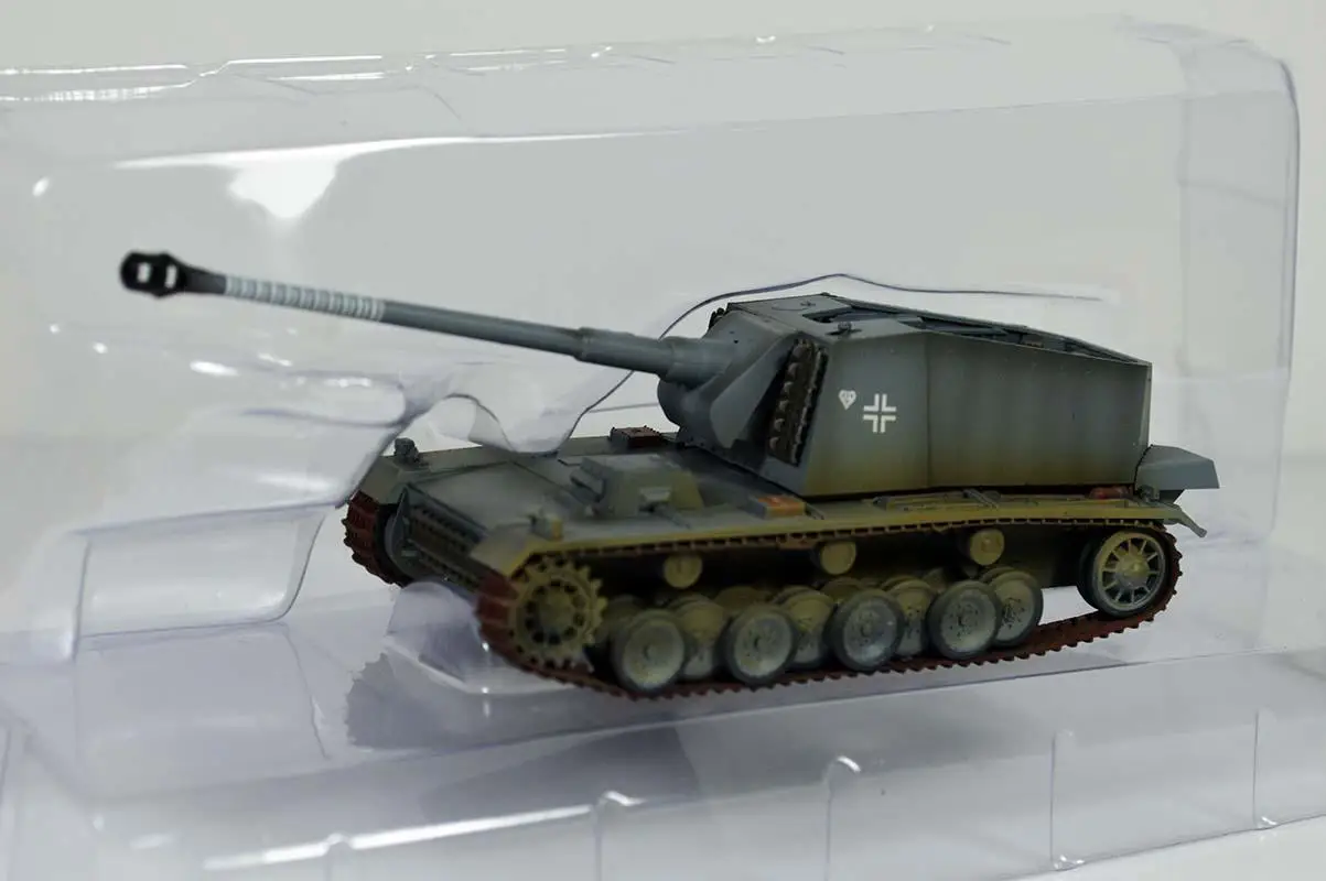 WWII German 12,8 см Selbstfahrlafette штурер Эмиль пистолет бак 1: 72 easy model