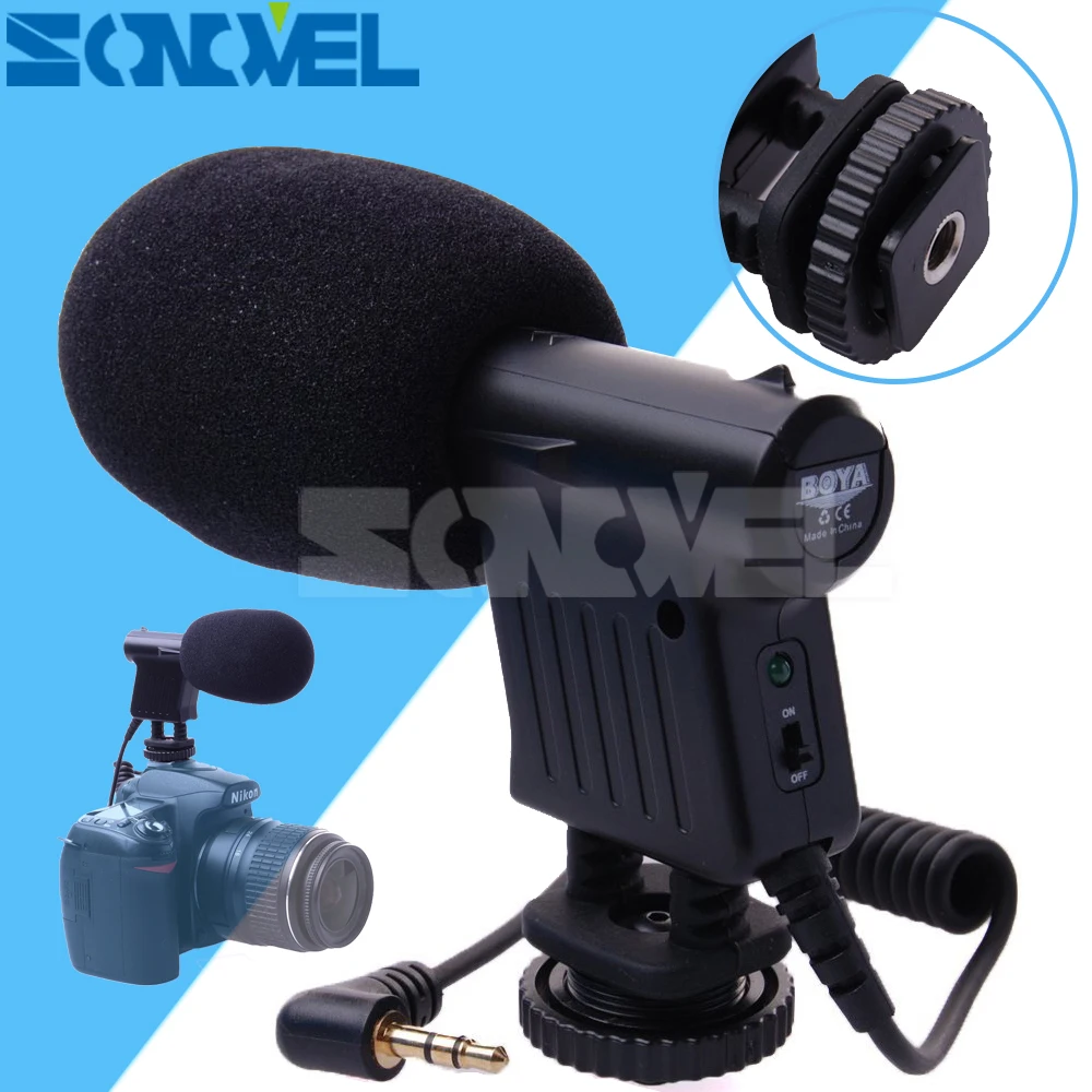 BOYA BY VM01 Directional Microphone 3.5mm MIC jack For Nikon D7500