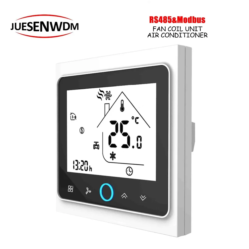 4 трубы 2 регулируемый 0 10 В пропорциональный термостат RS485/MODBUS RTU для связи с