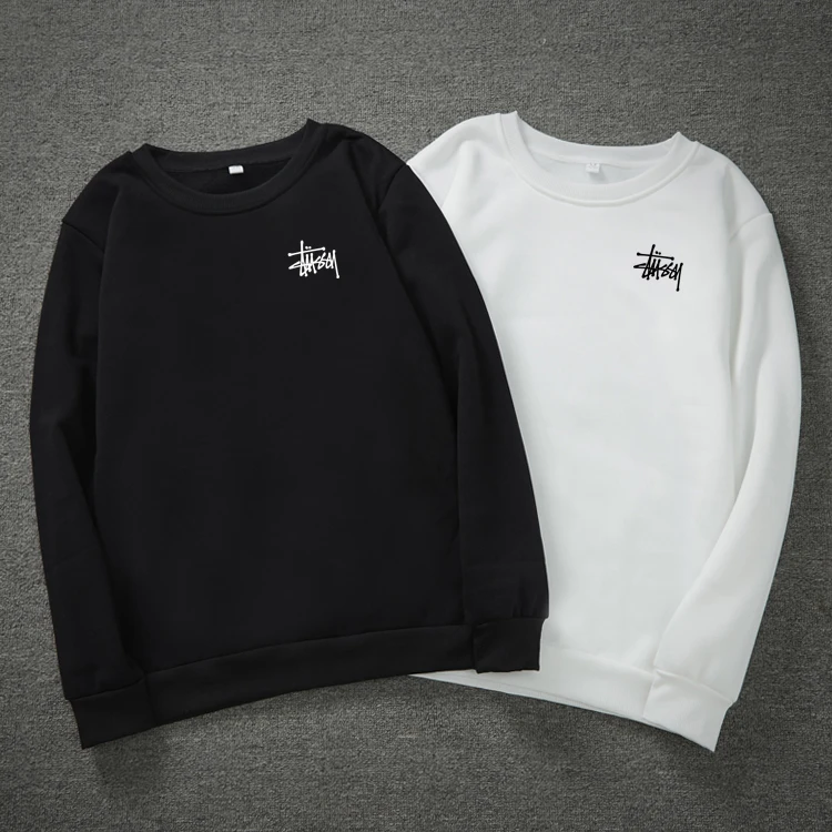 2019 Stussy Мужские Женские толстовки пуловер свитшот для взрослых | Мужская одежда