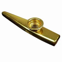 SEWS Metal Kazoo Flute Mouth Music Instrument Harmonica Hot Sales Practical Golden