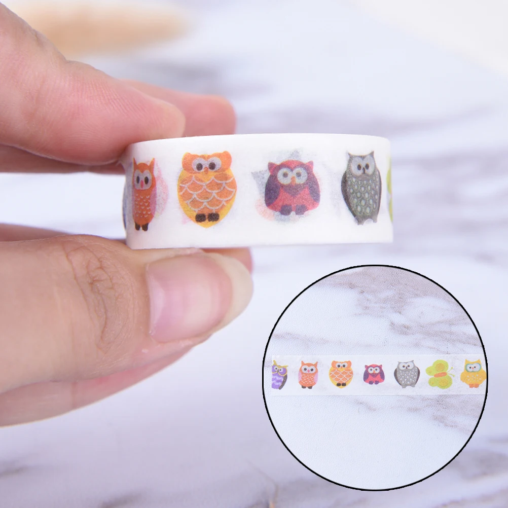 1 шт. васи лента мультфильм милые красочные маскировки DIY Декор клейкая наклейка
