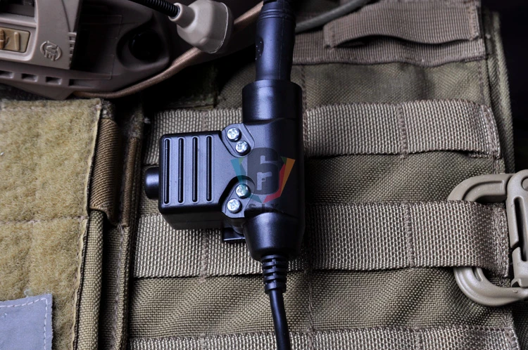 Fone de Ouvido Ptt para Plug Z-tac Tático Softair Acessório Kenwood Midland Telefone U94 Ptt 4 Fones de Ouvido tático & Acessórios