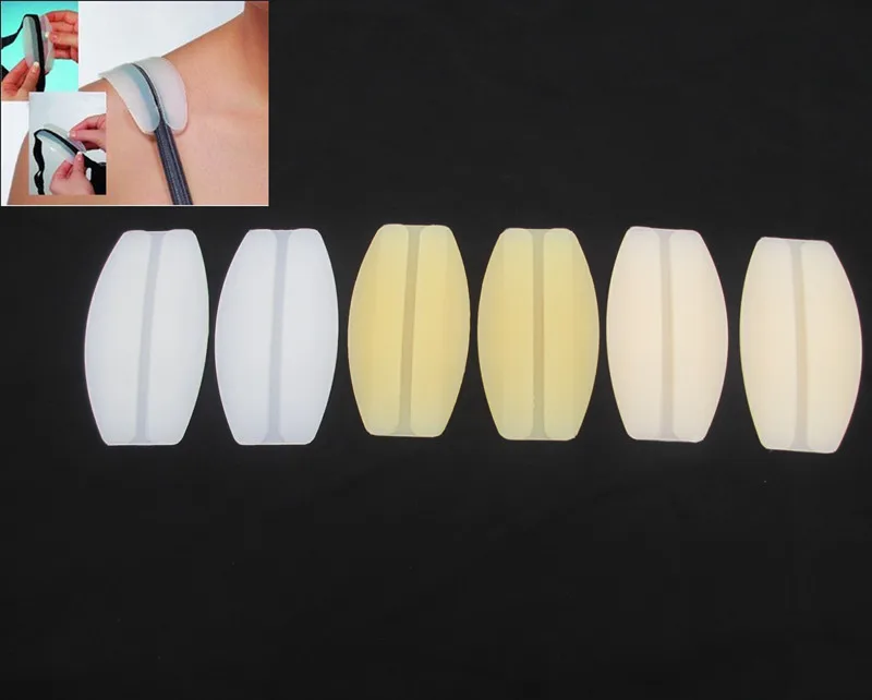 

2Pcs Comfortable Silicone Bra Strap Cushions Holder Non-slip Shoulder Pads Relief Pain Shoulder Protector T139OLD