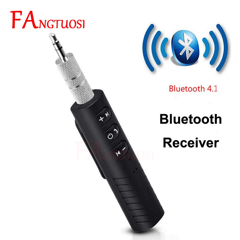 FANGTUOSI Car Bluetooth Receiver Handsfree Wireless