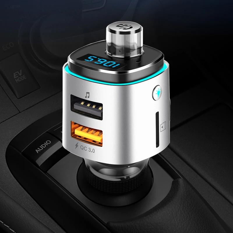 FM трансмиттер CDEN с U диском музыкальный плеер без потерь Автомобильный MP3 Bluetooth гарнитура для звонков