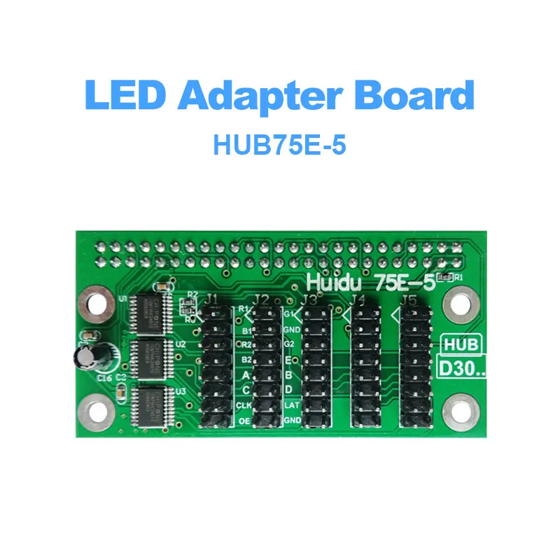 

huidu HUB75E-5 led screen control card conversion card adapterd board 5*hub75E port included For HD series led controller