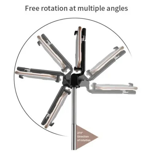 Длинный Выдвижной Штатив для селфи с дистанционным управлением и Bluetooth, подходит для универсального телефона, удобный складной штатив для селфи