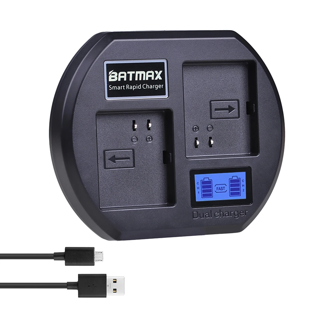 

Быстрое зарядное устройство с ЖК-дисплеем и двумя USB-портами для смартфонов