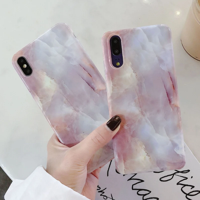 

Marble Stone Phone Case for Huawei Honor 9 10 Mate 20 Pro P20 P30 Pro Nova 2S 3 3i 3E 4 Silicone Cases For Huawei P20 Lite Case
