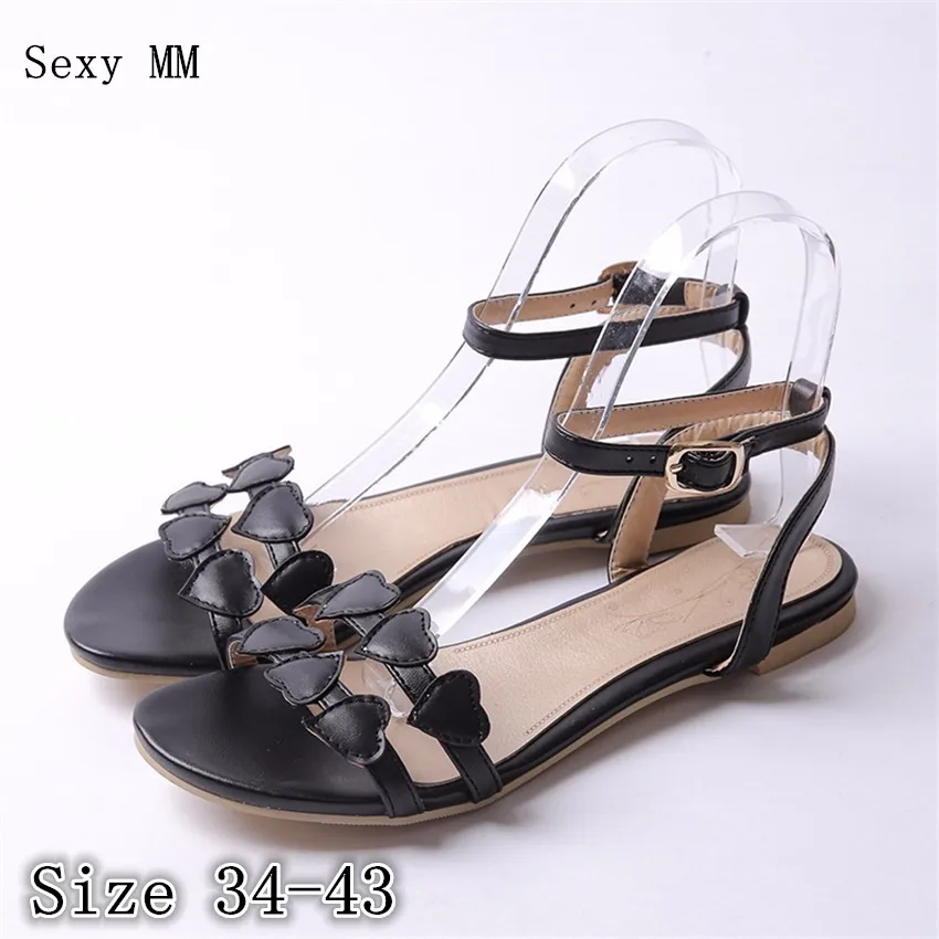 

Summer Style Women Flat With Sandals Woman Shoes Flip Flops Slippers Ladies Sandals Plus Size 34 - 40 41 42 43