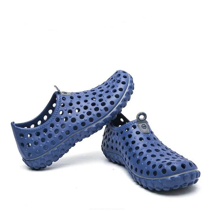 Г., летние классические мужские повседневные сандалии на плоской подошве Дешевые Высококачественные Нескользящие тапочки обувь с отверстиями пляжная обувь