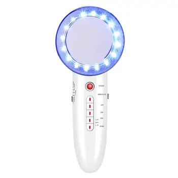 

6 In 1 EMS LED Galvanic Ion Face Beauty Machine Ultrasonic Body Slimming Anti Cellulite Fat Burner Body Slimming Massager (EU)