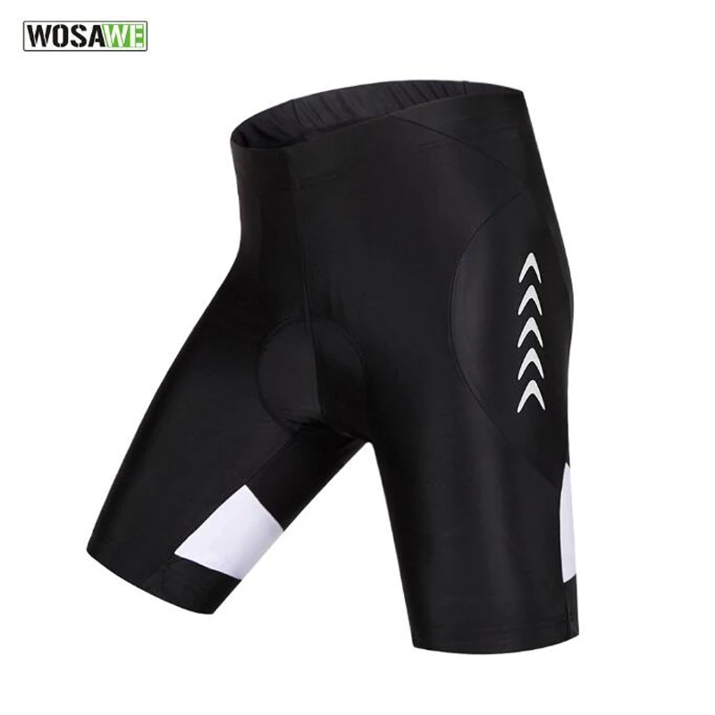 

WOSAWE Cycling Shorts Men 3D Padded Bicycle Shorts Reflective MTB Road Bike Short Comfortable Bicycle Sportswear Cycling Clothes