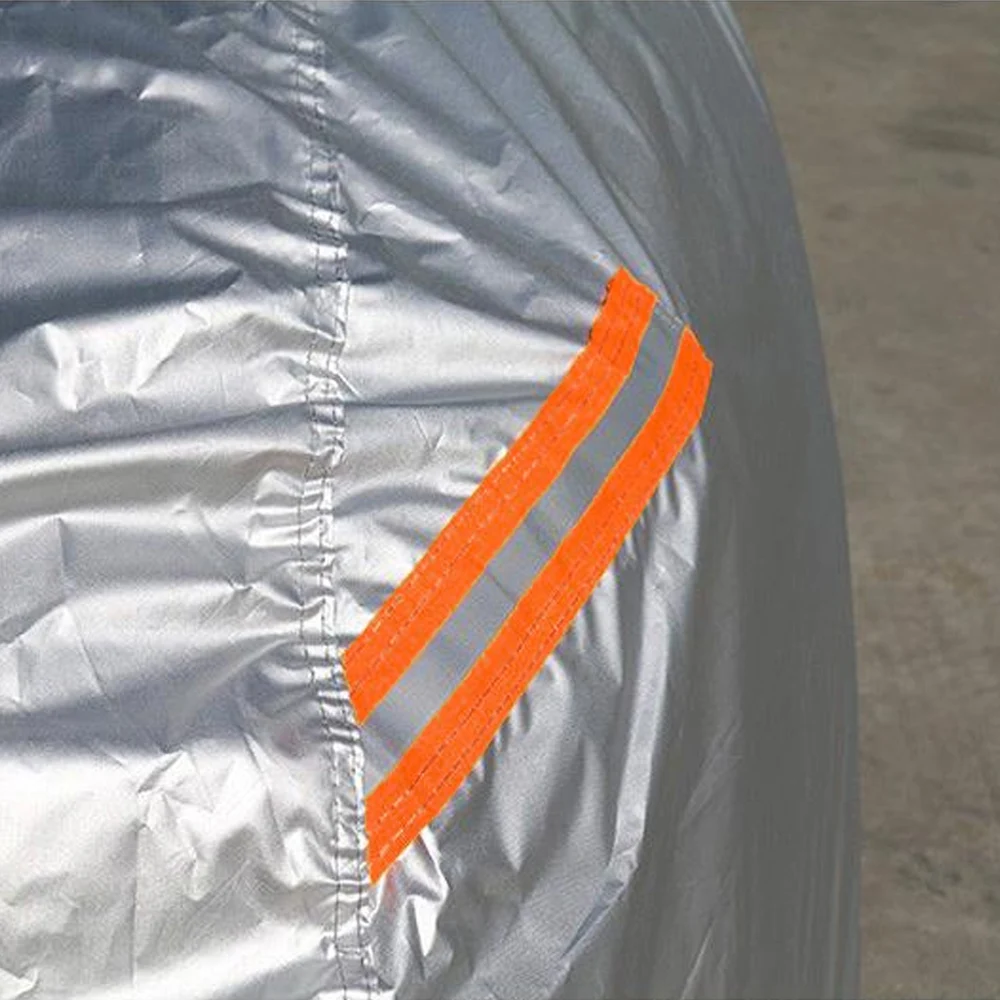 Koop Waterdichte Auto Stofkap Regen Stome Uv Sneeuw Zon Bescherming Covers Jas Hatchback Sedan Suv Outdoor Indoor Reflector Rits D45