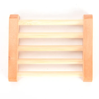 

1PCS 9*7cm Bath Soap Holder Soap Bathroom Accessories Classic Practical Wooden soap box Soap Dish