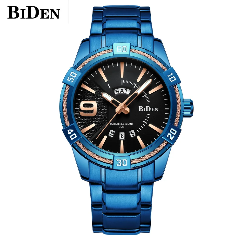 

Watch Men BIDEN Fashion Sport Quartz Clock Mens Watches Top Brand Luxury Business Waterproof Watch Relogio Masculino