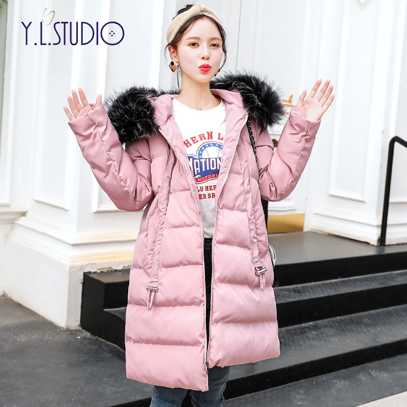 

winter pregnant clothes jacket plus size coat brand winter down parka women Fashion Hooded maternity outfit dip hem dust coat