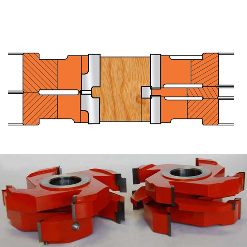 Индивидуальный формирователь фрезы по дереву Диаметр машины 160 мм Диаметр отверстия 40 мм 4 крылья 5 шт./компл