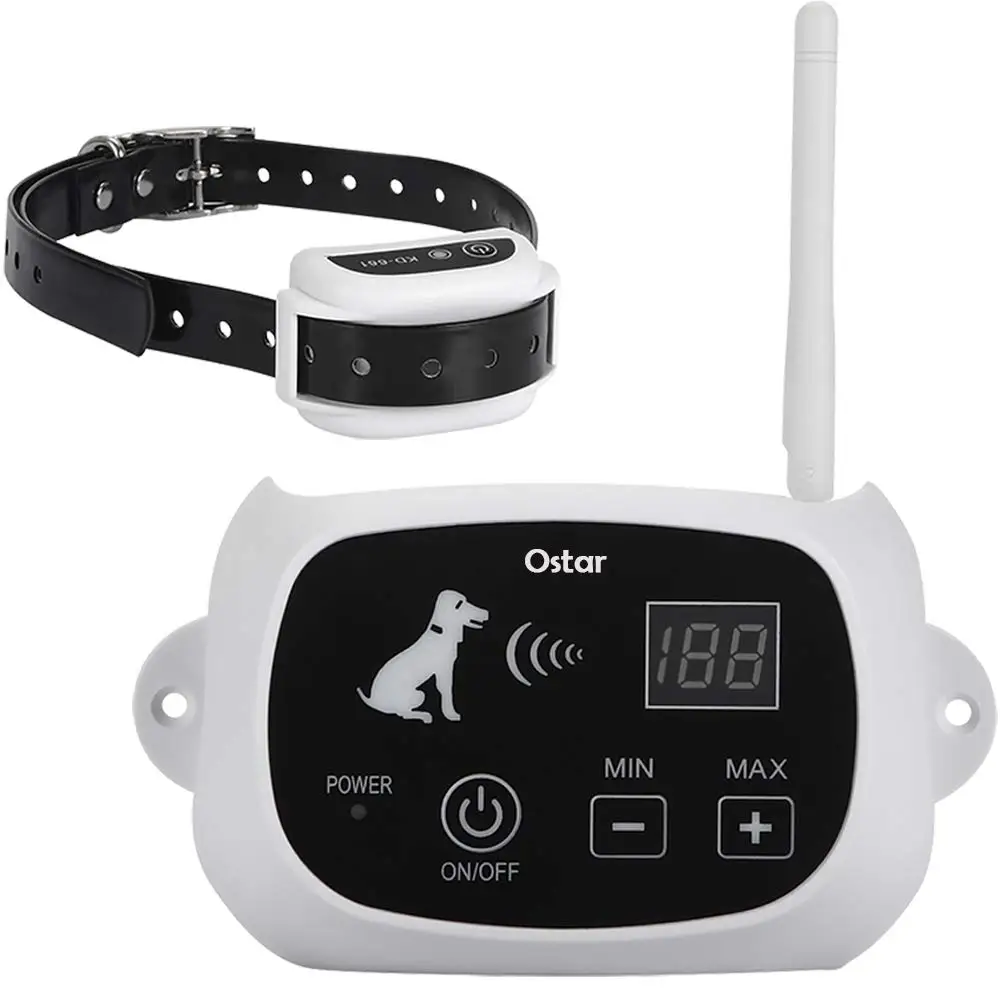 

Wireless Electric Dog Fence System Wireless Containment System 550YD Remote Control Waterproof And Rechargeable