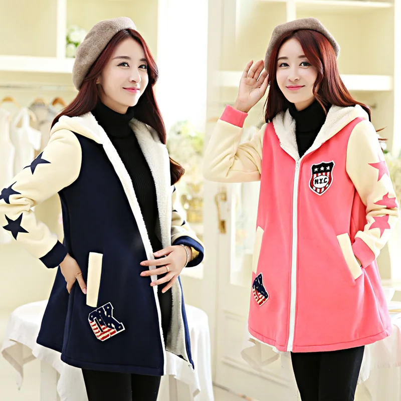 

Fashion Autumn Maternity Sweatshirt Thickness Jacket for Pregnant Women Pregnancy Jacket Winter Maternity Clothes