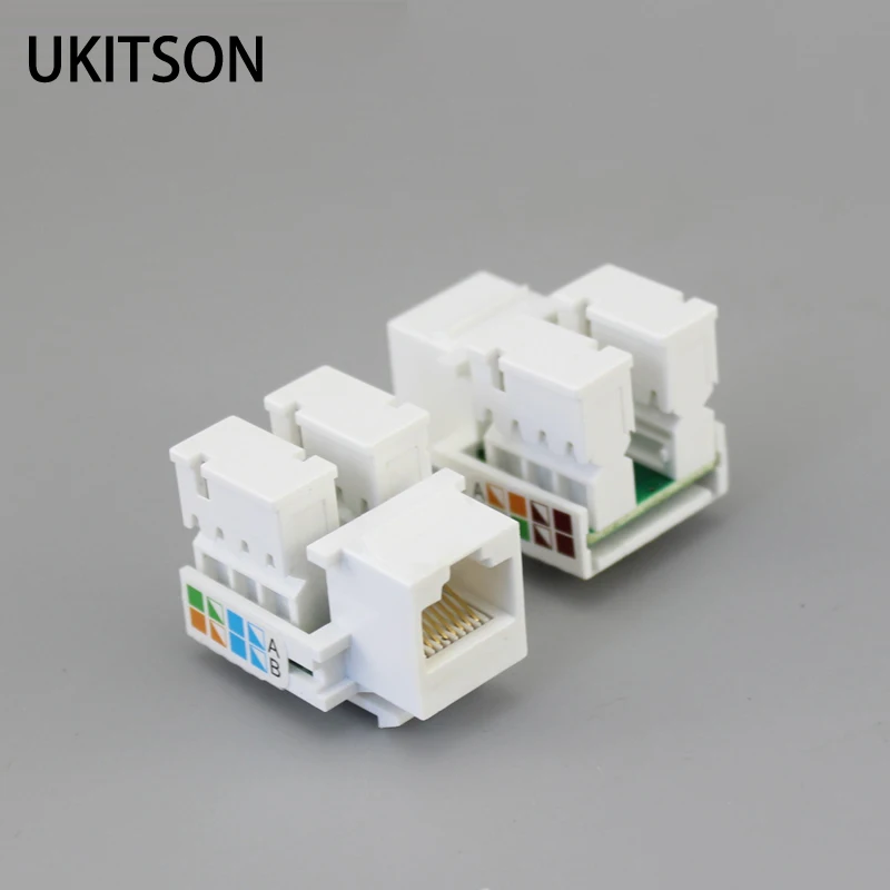 

Extrusion Wire LAN RJ45 Internet Plug Ethernet Network Modules Durable Quality