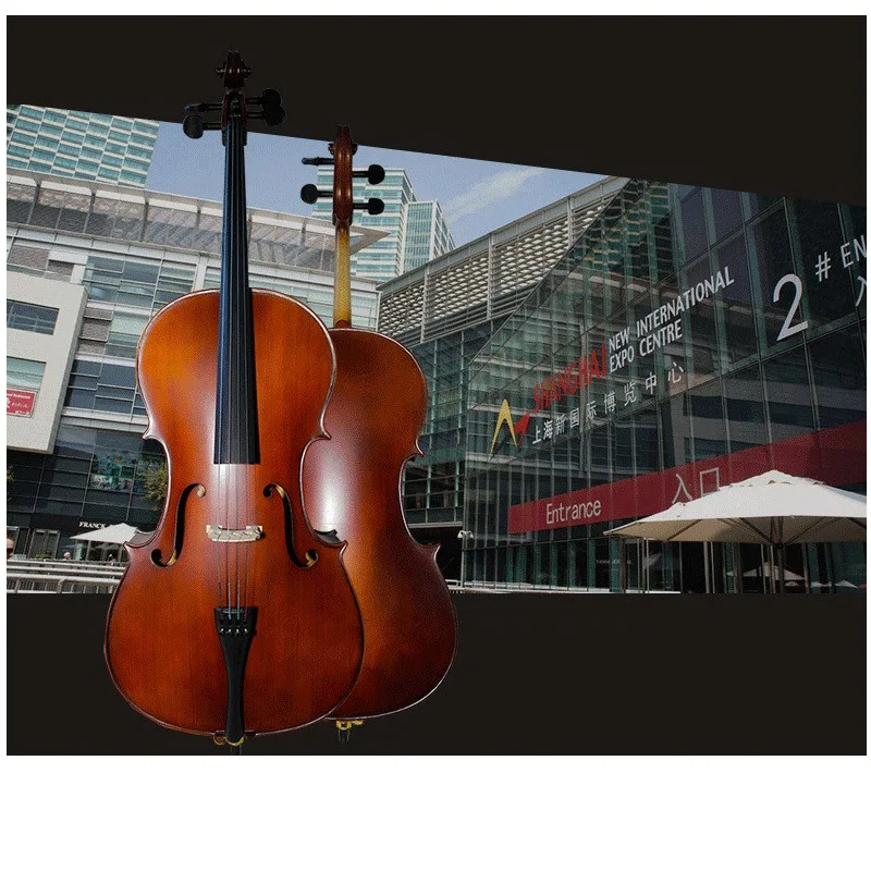 Высокое качество 4/4 4/3 1/2 1/4 Виолончель полный Размеры TONGLING Античная violonchelo для начинающих студент акустический музыкальный инструмент