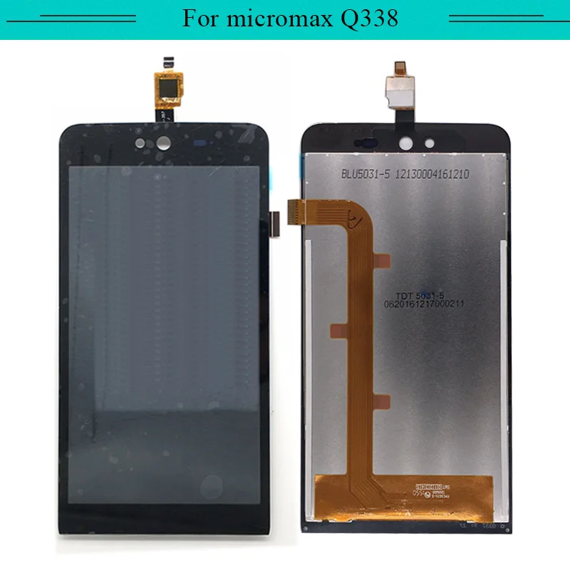 Buerky протестирован 1 шт. Для Micromax Bolt Q338 большая материя 2 5 0 дюймовый ЖК дисплей +