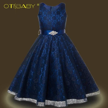 

Fancy Flower Girl Communion Elegant Dresses for Girls Kids Tunic Tulle Dress Pageant Girl Costume Deguisement Children Clothing