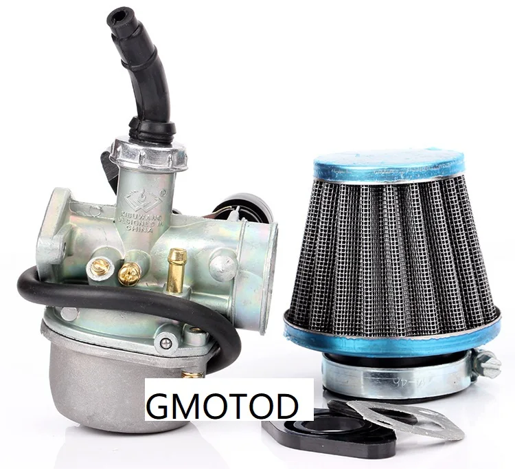 ATV 70CC 90CC 110CC PZ19 ручной демпфер Карбюратор с воздушным фильтром диаметром 35 мм