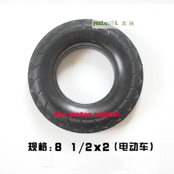 

1 pc xiaomi electric scooter vacuum solid tire 8 1/2X2 for microporous rim diameter of 165 free pneumatic tire free shipping