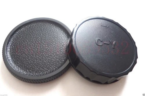 2 In 1 Corpo Caps + Lens Cap Copertura Posteriore Per Macchina Fotografica Contax Yashica Cy Rts 139 137 Fx-Fr Fx-D Fx-