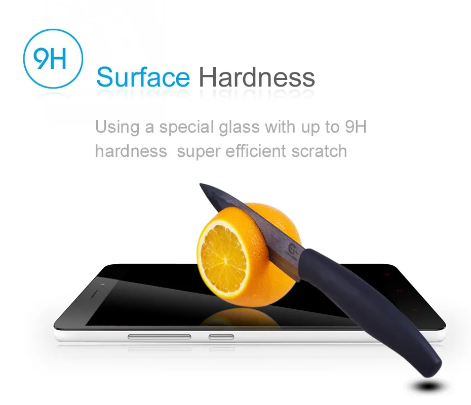 Original ZEASAIN Screen Protector For Xiaomi Redmi Note 2 Xioami Note2 Phone Tempered Glass  2.5D 0.3mm Protective Film Glass (3)