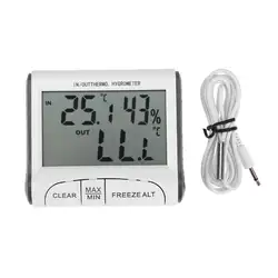 ЖК-дисплей цифровой термометр-гигрометр метеостанции HO Применение держать indoor Применение Температура измеритель влажности Температура