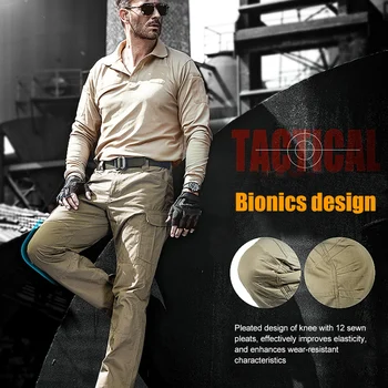 FREE SOLDIER Outdoor camping hiking urban tactical pants for special purpose ,sports water-repellent, wear-resistant pants 5