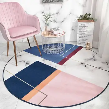 

Nordic Style Luxury Round Carpet Sofa Coffee Table Modern Minimalist Living Room Home Fashion Computer Swivel Chair Blanket