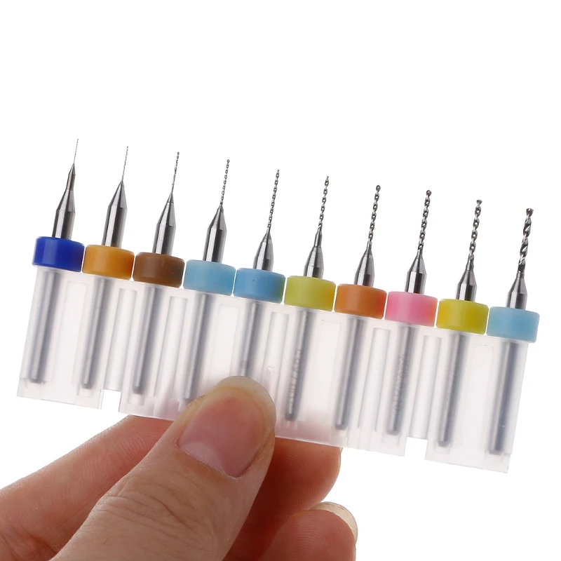 

10pcs Solid Carbide PCB Drill Bit Nozzle Cleaning Cleaner for Extruder