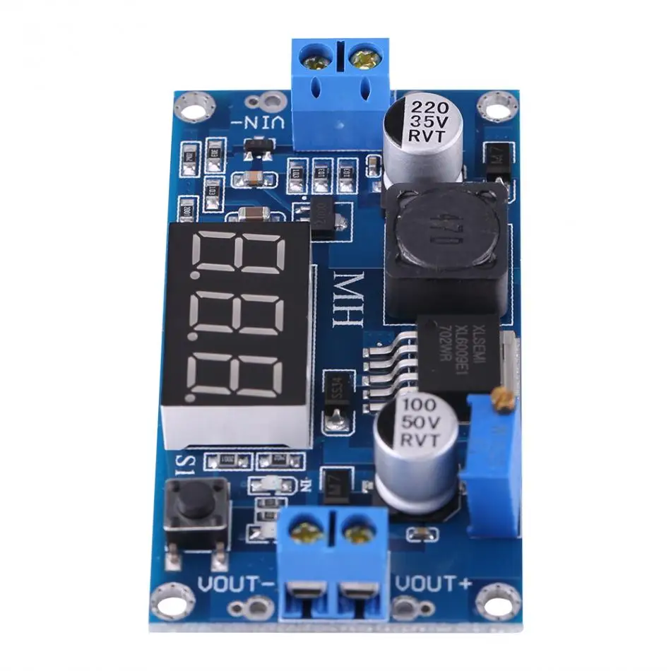 

1PC DC-DC Boost Converter Step Up Voltage Module 4.5V-32V to 5V-35V Power Supply Step Up Module With Digital Voltmeter Display