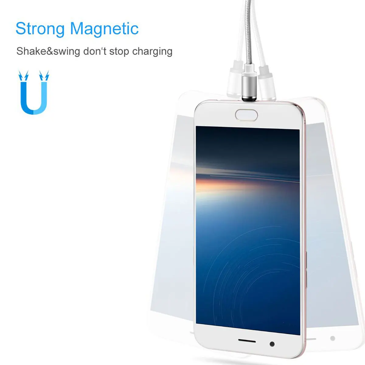 3 фута USB Type C Магнитный зарядный кабель для LG V20 V30 V30S + V35 V40 V50 ThinQ G5 G6 G7 G8 Q7 Q7a Q8 Q9 Nexus