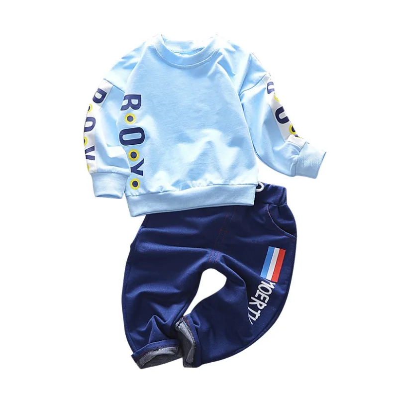 

Hot Children Clothes Sets 2018 New Autumn Kids Casual Suit Boys Long Sleeve Sweatshirt+Pants 2Pcs Children Clothing N1