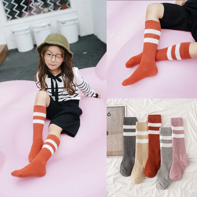 Age1 10T (Toddler LittleKid BigKid) Girls Knee High Socks Two White