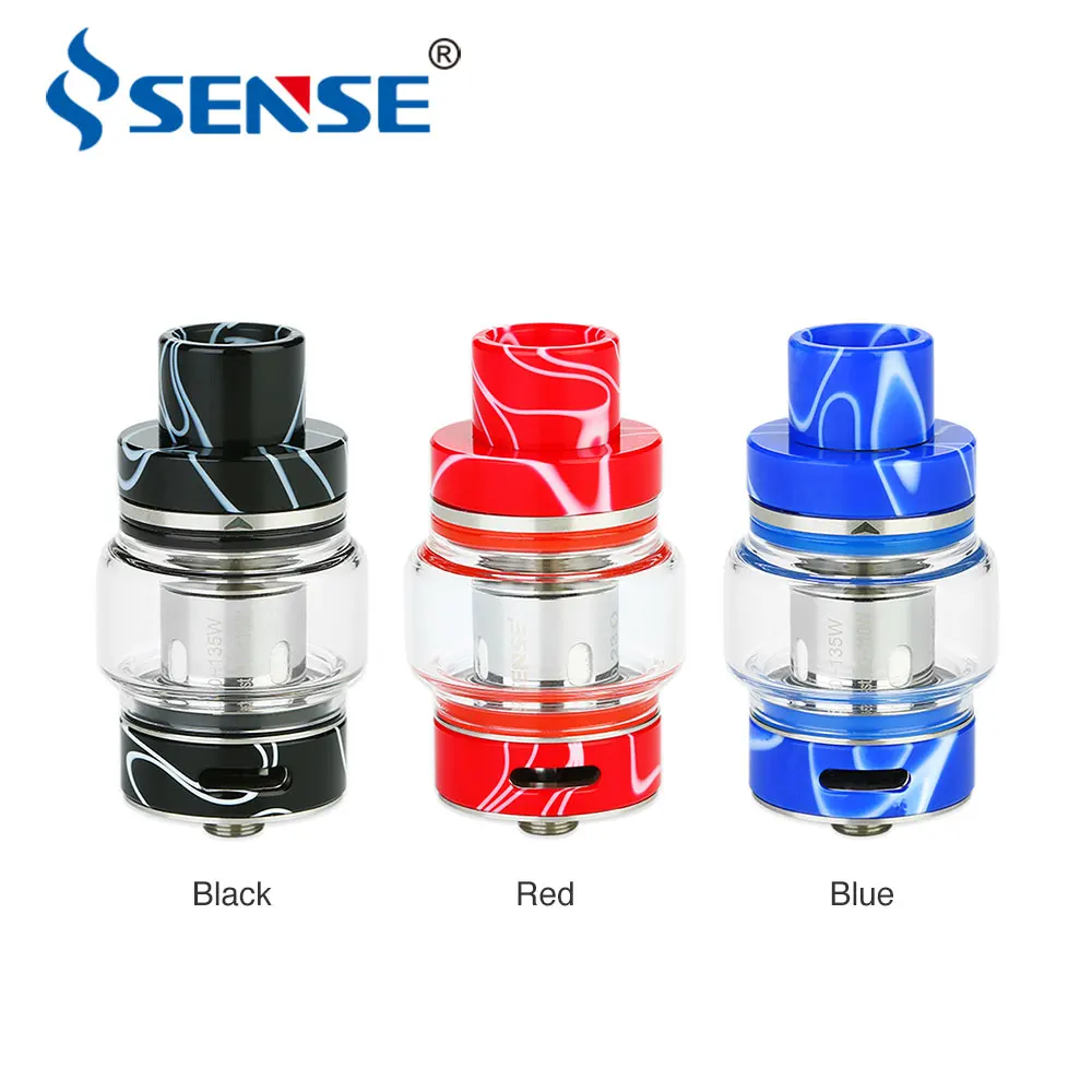 

Original Sense Screen Subohm Tank 7ml large capacity Tank with Screen Series Mesh Coils & Adjustable Bottom Airflow E-cig Tank