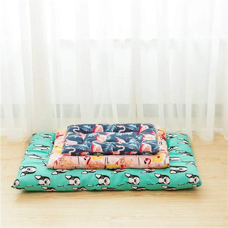 Зимнее одеяло для домашних животных милые коврики для сна с принтом корзина для щенков подушка для кровати для больших средних и маленьких собак и кошек складная подушка для домашних животных Cama Perro