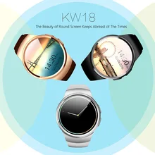 Smart Bluetooth Uhr Pulsuhr Smartwatch KW18 PK GV18 Intelligente Elektronik 2016 Smartwatches für Android IOS Telefone