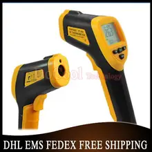 50 шт./лот Бесконтактный ИК лазера-42~ 480 градусов Инфракрасный термометр цифровой ЖК-дисплей с подсветкой DT-480