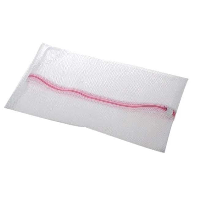 2020 New White Clothes Washing Machine Laundry Bra Aid Lingerie Zipper Mesh Net Wash Bag Pouch Basket Laundry Tools 3pcs/set